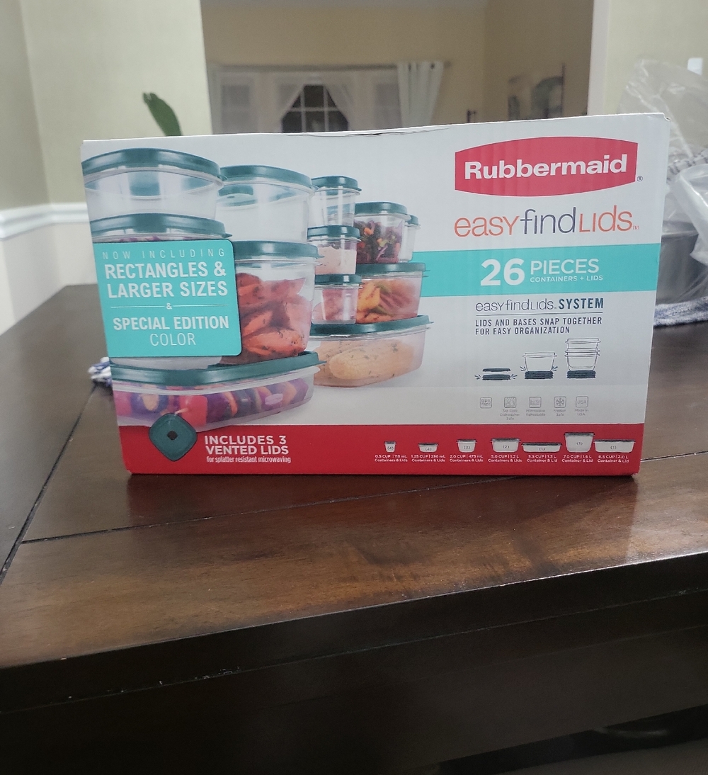 Easy Find 26 Pcs Lids & Containers